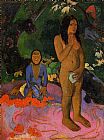Paul Gauguin Canvas Paintings - Words of the Devil